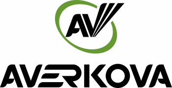 Логотип на основе фамилии AVERKOVA